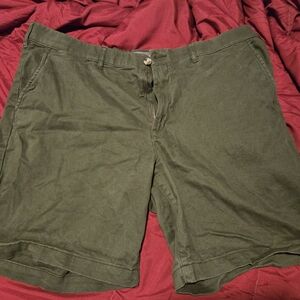 Sonoma Olive Green Flat Front Shorts